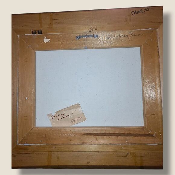 Original Oil Painting On Canvas Landscape Framed Texas Artist Mickey Henderson‎ - Picture 7 of 12